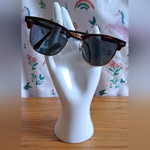 Ray-Ban Clubmaster 3106 Tortoise & Gold Preppy Sunnies Sunglass Glasses Frames